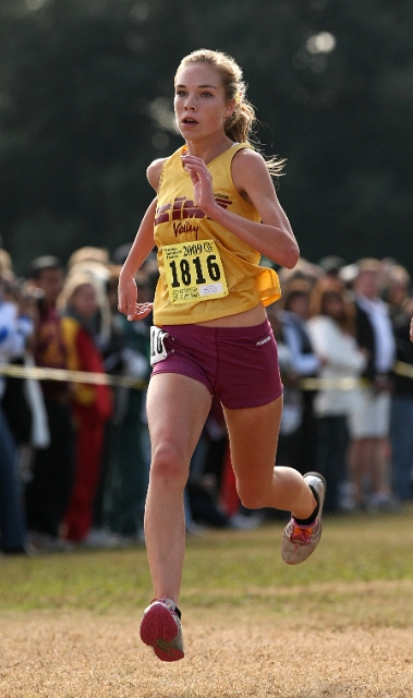 2009 CIF XC Girls D1-092.JPG - 2009 California CIF Cross Country Championships, Woodward Park, Fresno, California